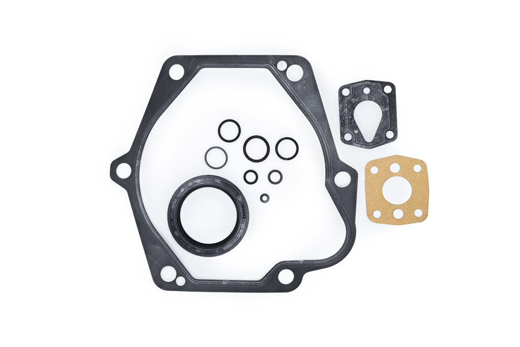 Replacement O-rings and gaskets on a white background